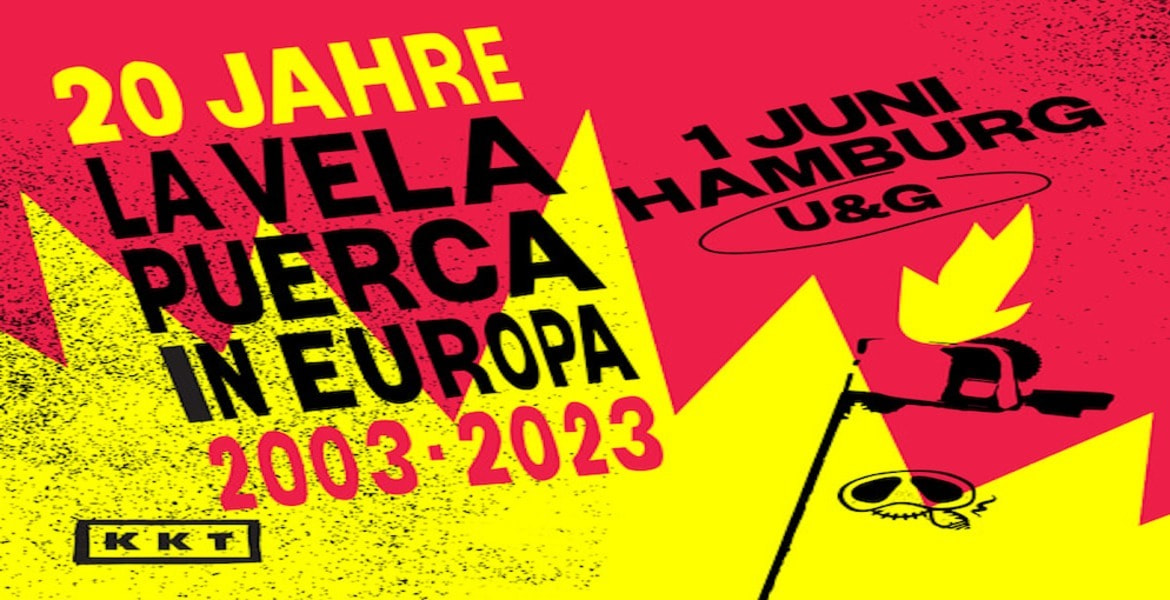 Tickets LA VELA PUERCA, 20 Jahre in Europa in Hamburg